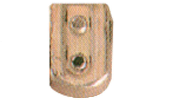 SOPORTE BARRA OVAL PLASTIC ORO SOP20PO SCHROEDER 20 MM