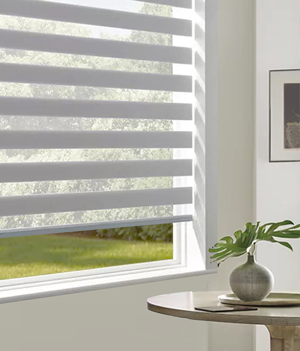 CORTINA ENROLLABLE ZEBRA BLANCO 60700125180 EPID 125X180 CM