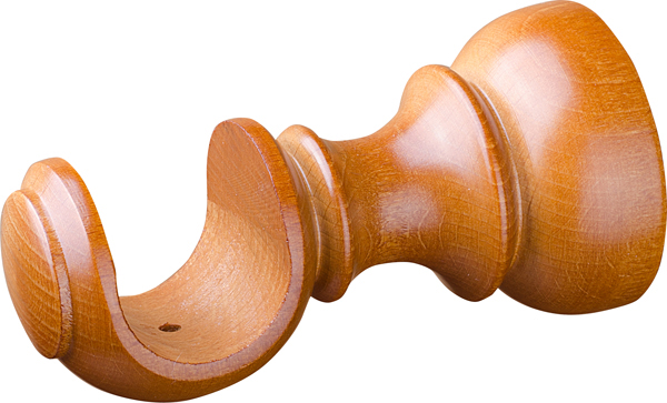 SOPORTE MADERA ABIE. BL2 TECA 376032 RIEL CHYC 28 MM