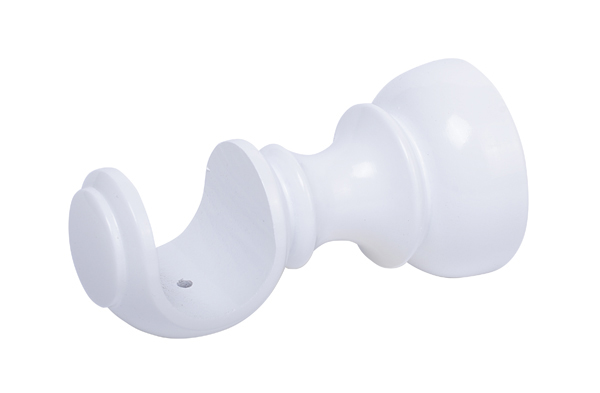 SOPORTE MADERA ABIE. BL2 BLCO. 376062 RIEL CHYC 28 MM