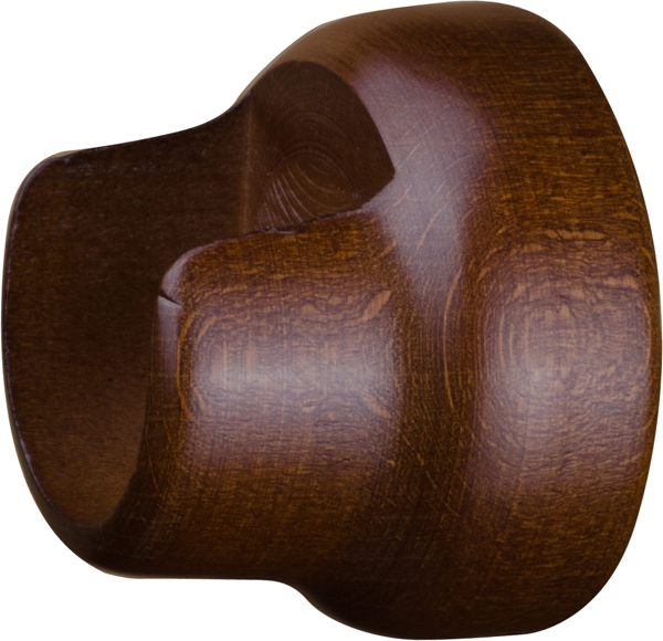 SOPORTE MADERA LATE. BL2 NOGAL 1701012 RIEL CHYC 20 MM