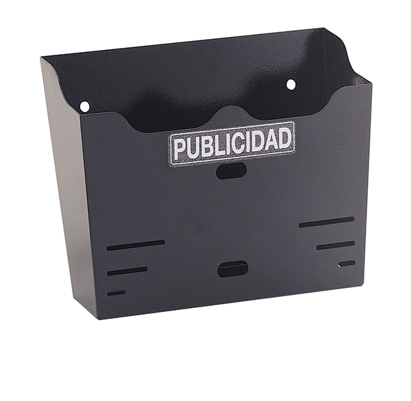 BUZON PUBLICIDAD NEGRO 181 BTV 12 36 CM
