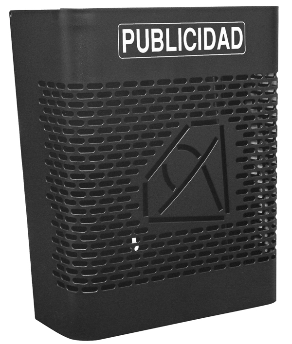 BUZON PUBLICIDAD REJILLA NEGRO 241 BTV 24X27X13CM