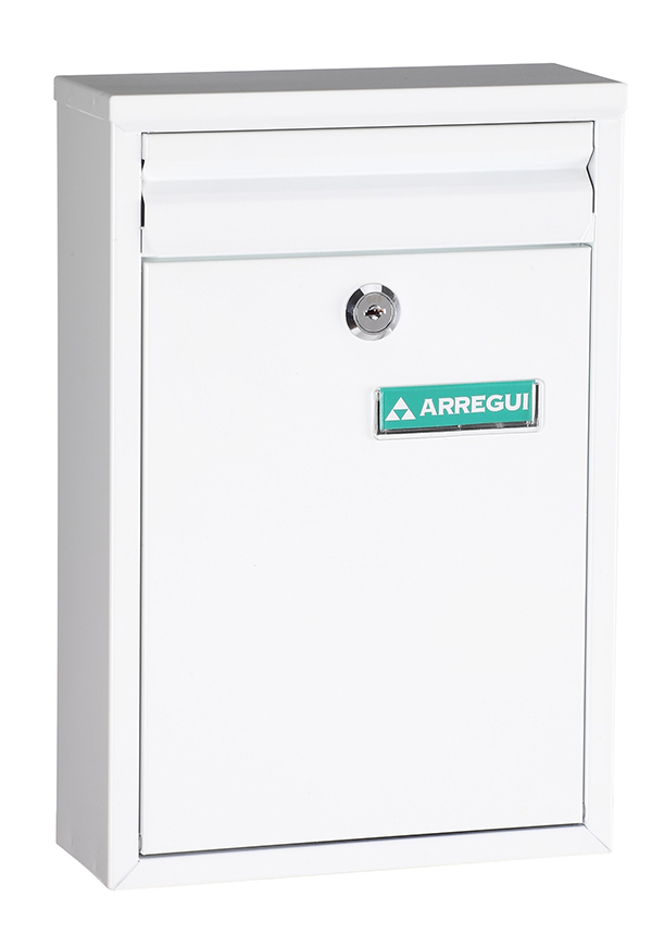 BUZON EXTERIOR ACERO BLANCO E 5751 ARREGUI 32X22X8 CM