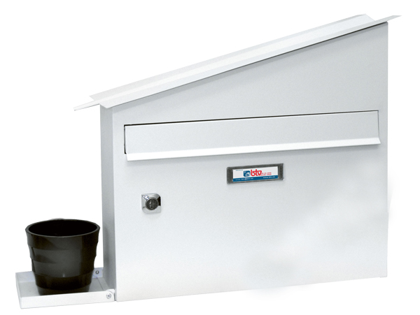 BUZON EXTERI ACERO RIVIERA BCO 12750 BTV 335X350X12