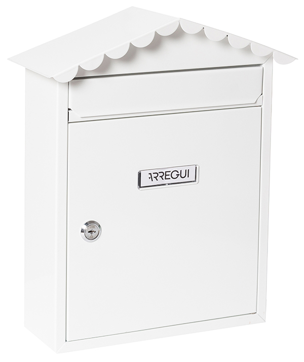 BUZON EXTERIOR ACERO BLANCO E 5741 ARREGUI 36X30X10CM