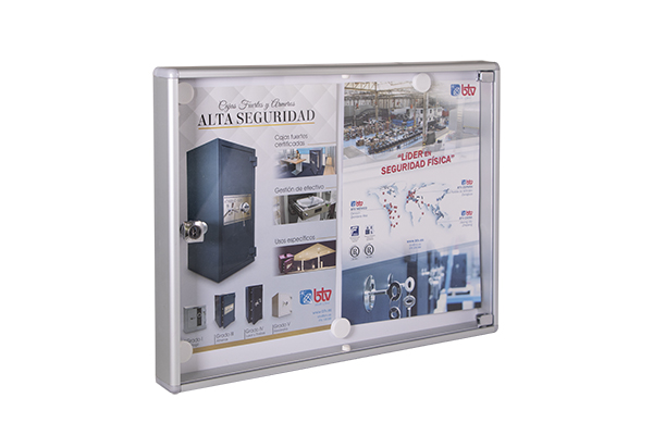 ARMARIO ANUNCIOS ALUM. 132 BTV 46X35 CM