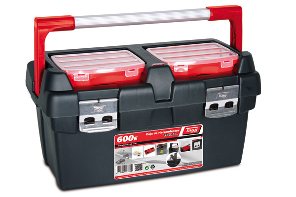 CAJA HERRTAS PLASTICO /ALU 168000 TAYG 600 MM