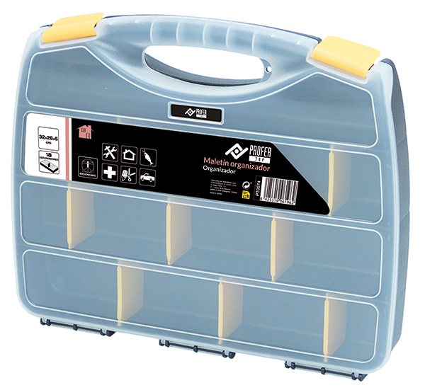 MALETIN ORGANIZADOR 18 SEPARAD PT0574 PROFER TOP 32X26X5 CM