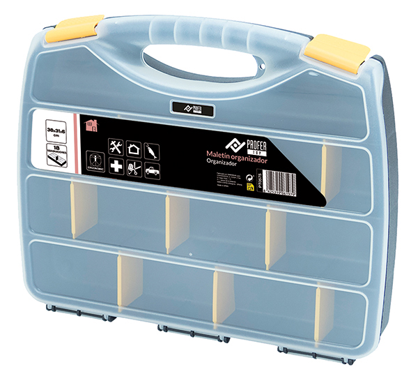MALETIN ORGANIZADOR 18 SEPARAD PT0575 PROFER TOP 38X31X6 CM