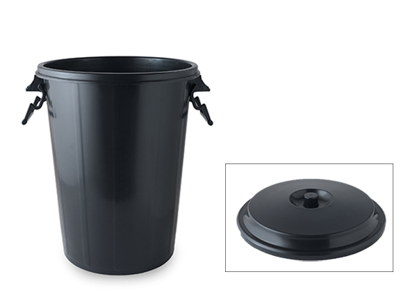 CUBO BASURA COMUNIDAD C/TAPA 31129+31179 SP-BERNER 100 L