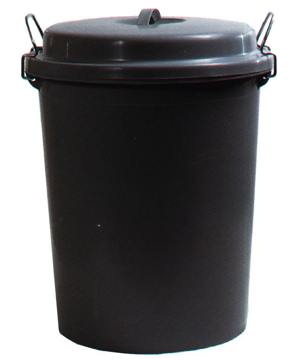 CUBO BASURA INDUSTRIAL GRIS 12190 PASCOR 80 L