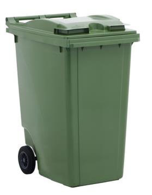 CONTENEDOR PLASTICO VERDE 0RB36NS0 JCOPLASTIC 360 L