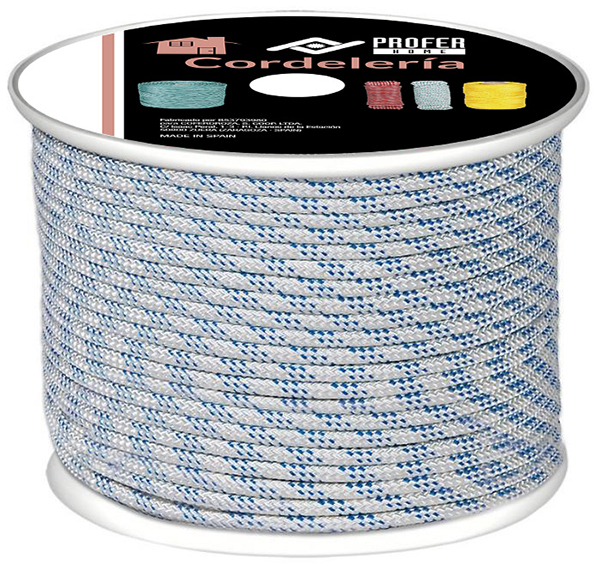 CUERDA PA TRENZ C/ALMA 12MM BLNC PH1401 PROFER HOME 100 M