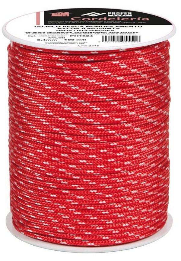 CORDON FANTASIA PES 3MM ROJO PH1413 PROFER HOME 90 M