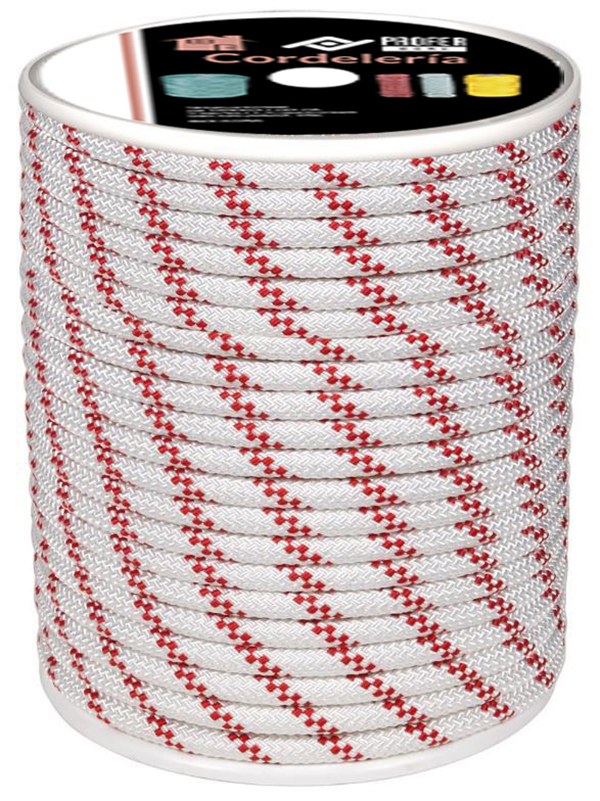 CUERDA TRENZ PES C/ALMA 10MM BLNC PH1409 PROFER HOME 100 M