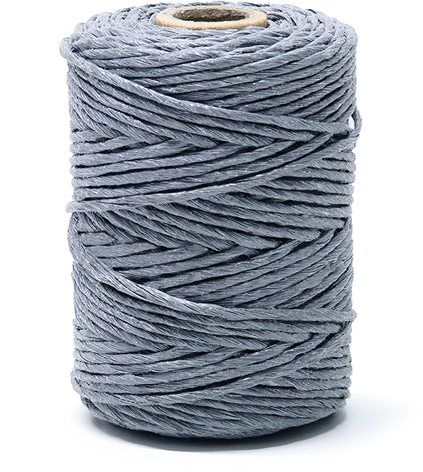 RAFIA POST CONSUMO 400GR 1,7MM GRIS PH1478 PROFER HOME 240M