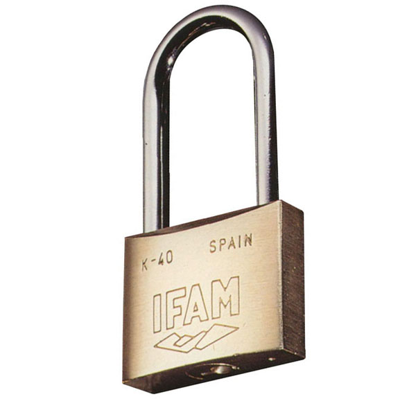 CANDADO LATON ARCO LARGO K30AL IFAM 30 MM