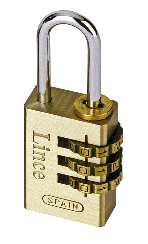 CANDADO COMBINACION BLISTER 200-20BL LINCE 20 MM