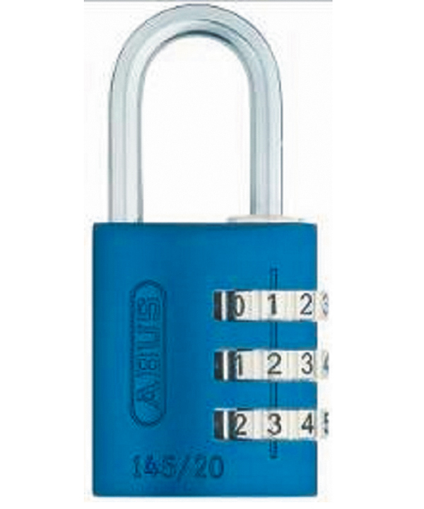 CANDADO COMBINACION AZUL 145/20 ABUS 20 MM