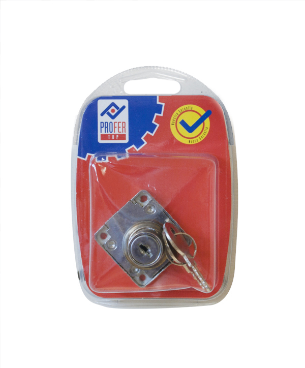 CERRADURA ARMARIO BL 1 PZA PT0744 PROFER TOP 26 MM