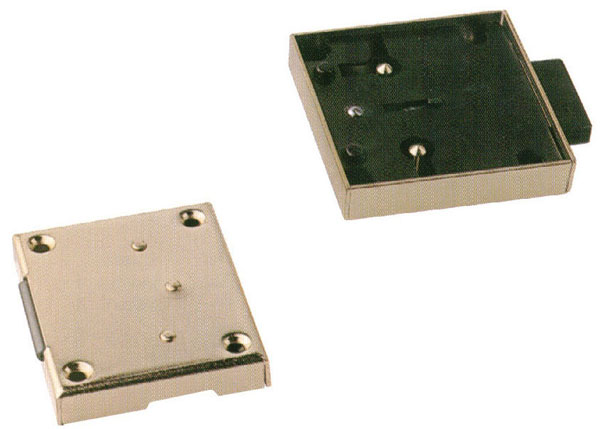 CERRADURA SOBREP LLAVE LATON 207 HERMAN 30 MM