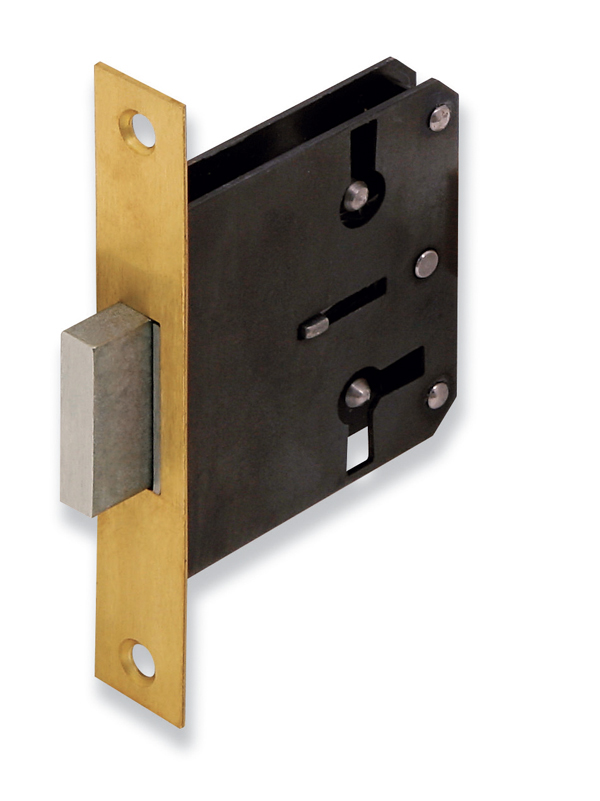 CERRADURA EMBUTIR LLAVE LATON 1205 URKO 25 MM