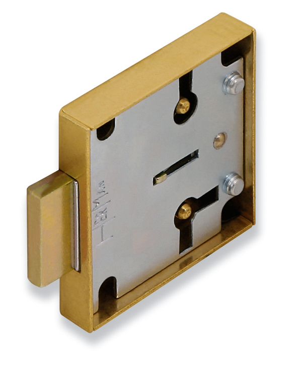 CERRADURA SOBREP LLAVE LATON 1207 URKO 20 MM