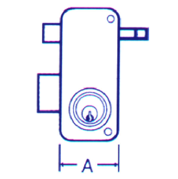 CERRADURA SOBREPONER DCHA 2556-APR MCM 70 D