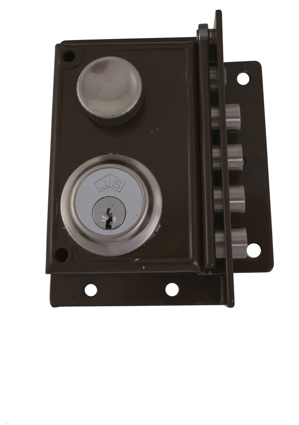 CERRADURA SOBREPONER IZDA 240 MARRON JIS SANSON 70