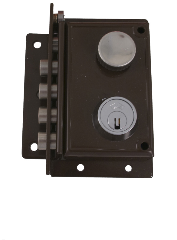 CERRADURA SOBREPONER DCHA 5240 MARRON JIS 70