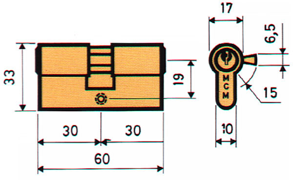 BOMBILLO LATON E:30-30 MCM 30X30 MM