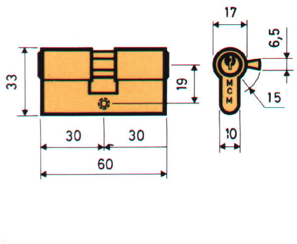 BOMBILLO SEGURIDAD LATON SE:33-33 MCM 33X33 MM