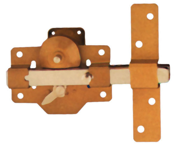 CERROJO SEGURIDAD ORO C/PALANC feb-51 AMIG 105X170 MM