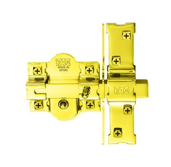 CERROJO UVE DORADO 946LP - 01241 FAC 80