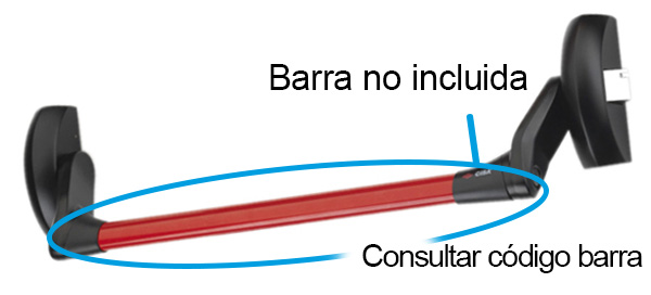 ANTIPANICO FAST PUSH SOBREPONER 1.2.3 P S/BARRA 1.59011.10.0 CISA -