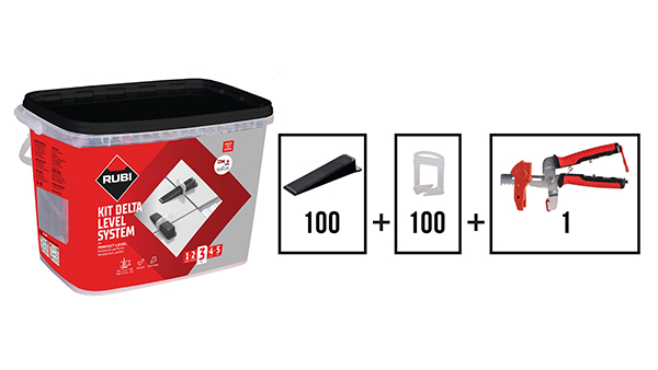 KIT NIVELACION DELTA LEVELLING 3956 RUBI 1 MM