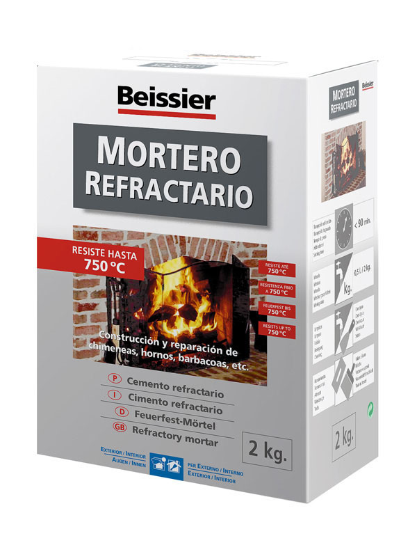 MORTERO REFRACTARIO 768 BEISSIER 2 KG