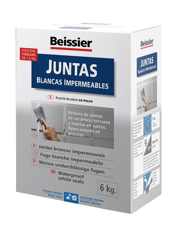 MORTERO JUNTAS IMPERMEABLES 780 BEISSIER 1,5 KG