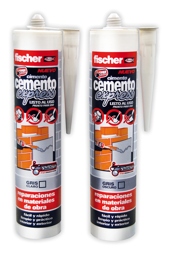 CEMENTO CARTUCHO GRIS CLARO 512352 FISCHER 300 ML