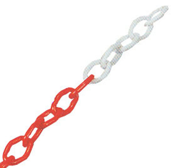 CADENA PLASTICO INTERIOR MTS BLANCA/ROJA CIRO 6 MM