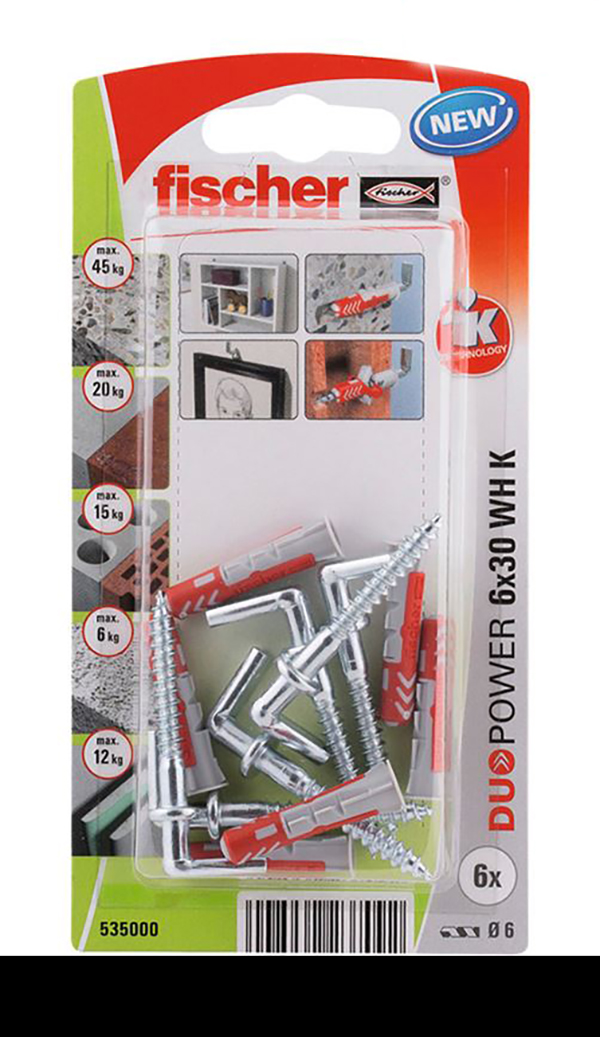TACO DUOPOWER+ALCAYATA 6 UD 535000 FISCHER 6X30 MM