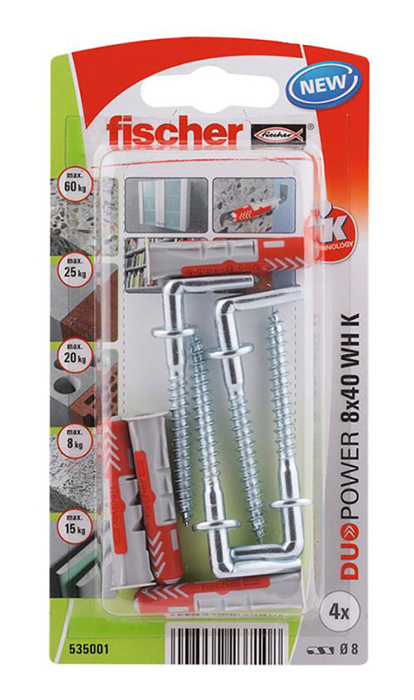 TACO DUOPOWER+ALCAYATA 4 UD 535001 FISCHER 8X40 MM