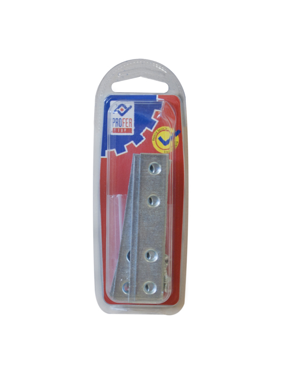 PLACA RECTA UNION ZN BL.4 PZS PT0669 PROFER TOP 80X15 MM