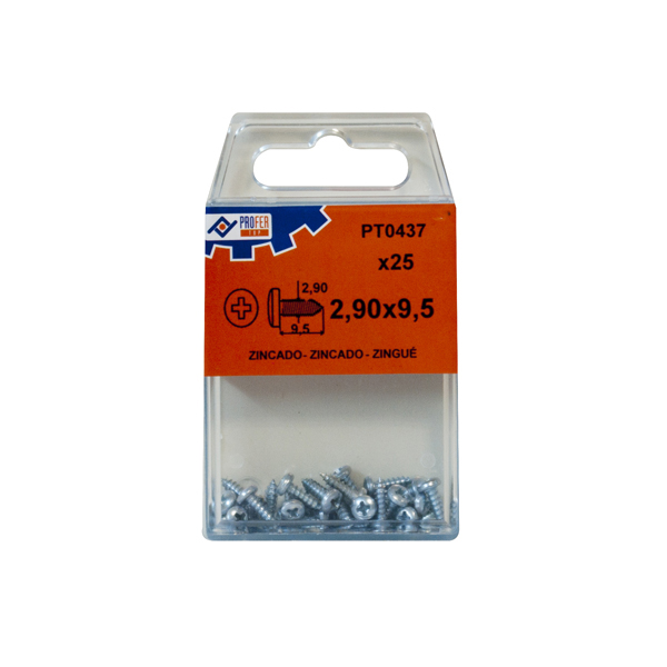 TORNILLO R/CHAP C/ALOM ZN C/20 48475-PT0446 PROFER TOP 4,20X13