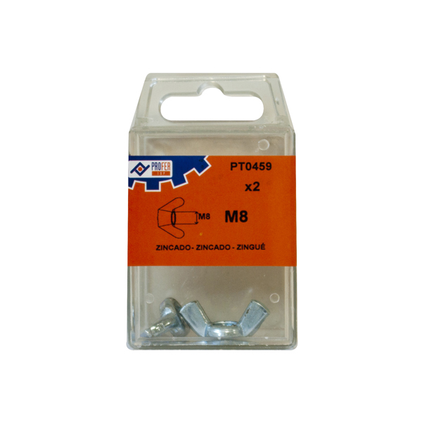 TUERCA MARIPOSA ZN C/6 PZS 48486-PT0457 PROFER TOP M 4