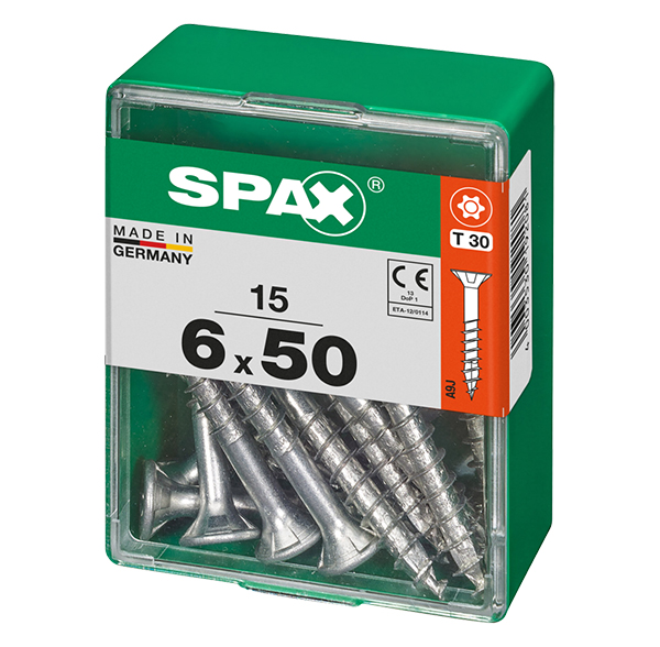TIRAFONDO CP TORX WIROX BL.20 UD SPAX T-STAR 6X50 MM
