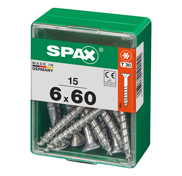 TIRAFONDO CP TORX WIROX BL.15 UD SPAX T-STAR 6X60 MM