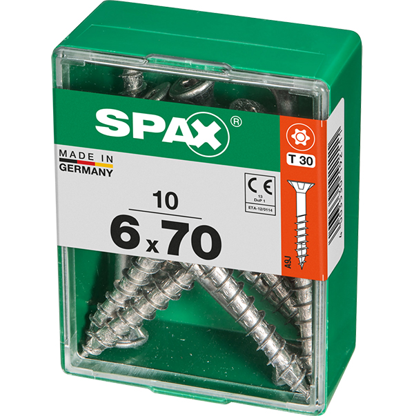 TIRAFONDO CP TORX WIROX BL.10 UD SPAX T-STAR 6X70 MM