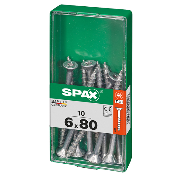 TIRAFONDO CP TORX WIROX BL.10 UD SPAX T-STAR 6X80 MM